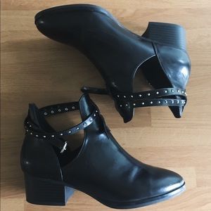 H&M black ankle boots